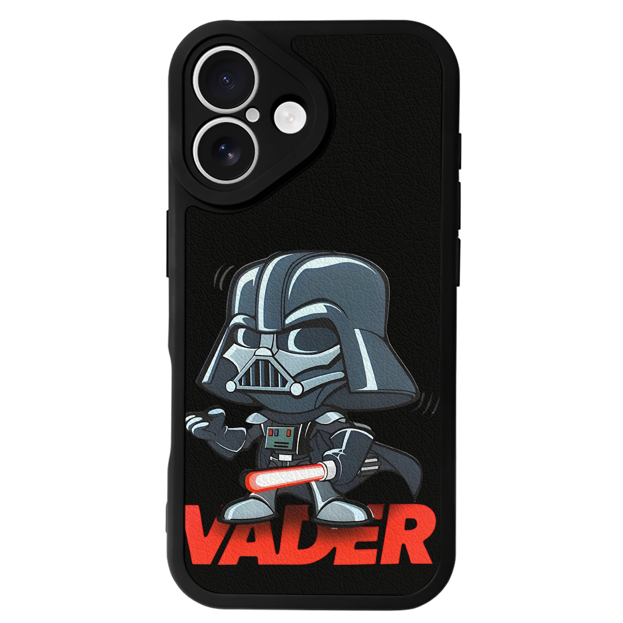 （画像用） スター・ウォーズ Star Wars 【iPhone 16シリーズ対応】シリコンスマホケース（レザー調） 材質：シリコン